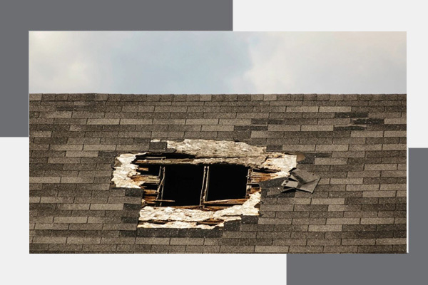 Roof damage